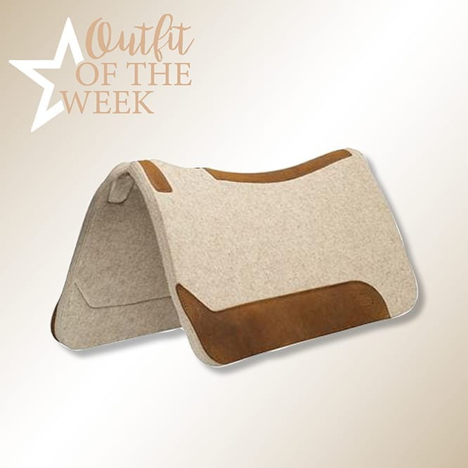 Weaver 3/4 Contoured Wollfilz Pad