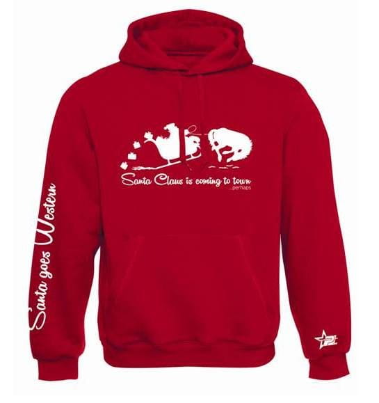 Santa goes Western stylischer Hoodie