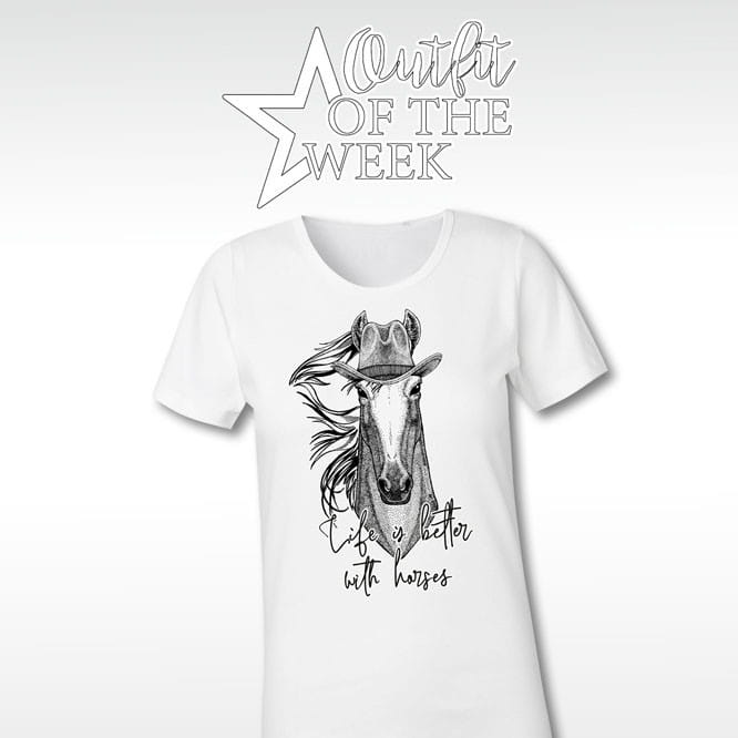 PT-Limited-Edition „Life is better with horses“ T-Shirt