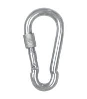 Sicherheits-Karabiner mit Schraubverschluss 9cm