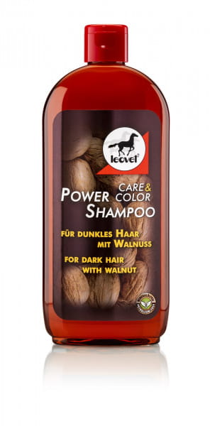 Leovet Power Shampoo mit Walnuss dunkle Pferde