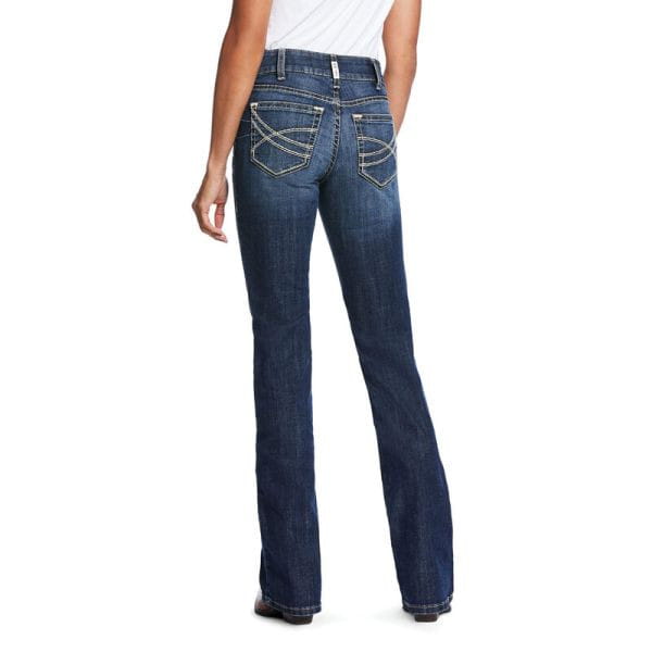 Ariat Womens Real Perfect Rise Stretch Linda Boot Cut Jeans
