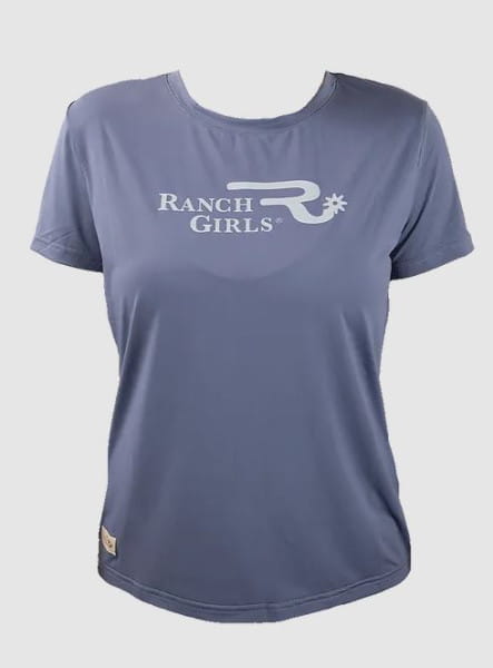 Ranchgirls T-Shirt FRIDA stone blue