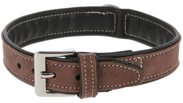 Halsband Kunstleder braun
