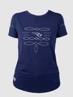 Ranchgirls Rhinestones T-Shirt WILMA navy
