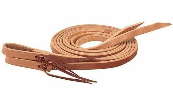 Weaver 5/8&quot; Russet Single-Ply Extra Heavy Harness Split Reins 8&#039;