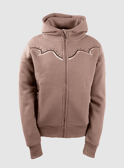Ranchgirls Hooded Sweat Jacket WENDY nougat