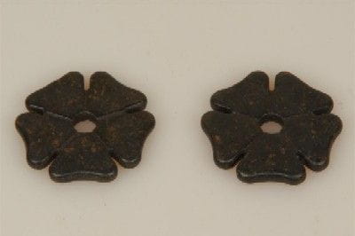Sporenrädchen Kleeblatt gross schwarz