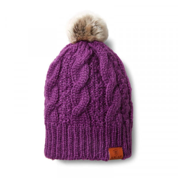 Ariat Cable Beanie Imperial Violet