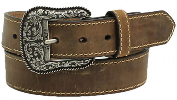 Ariat Women&#039;s Brown with Heavy Stitching and Buckle Gürtel