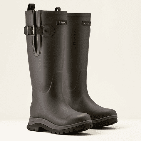 Ariat Womens Woodstock Rubber Boot bracken brown