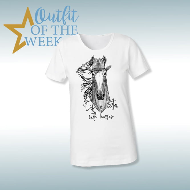 PT-Limited-Edition „Life is better with horses“ T-Shirt