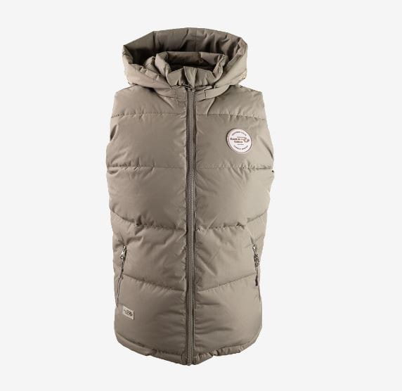 Ranchgirls Winter Outdoor Vest JENNA mud grey