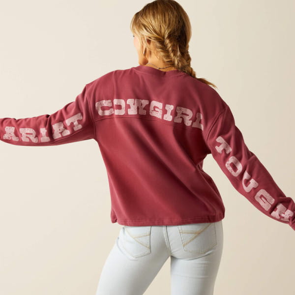 Ariat Womens Cowgirl Tough Sweatshirt