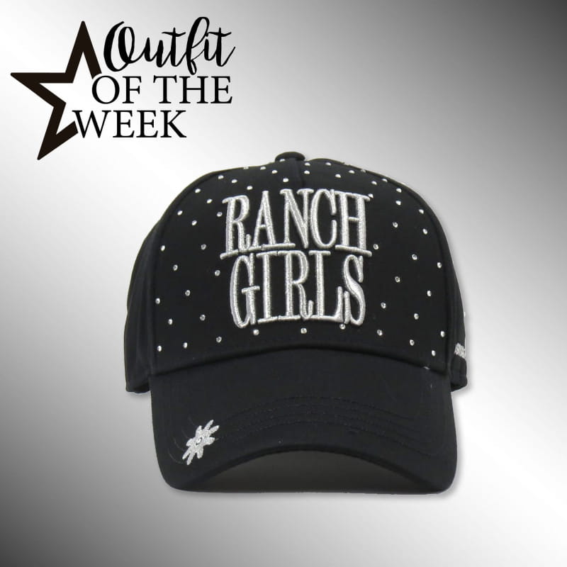 OSWSA Ranchgirls Cap Jewel black