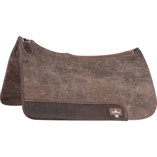 Classic Equine contoured Alpaca Felt Saddle Pad 3/4&quot;