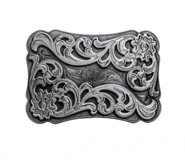 Buckle Floral Silber