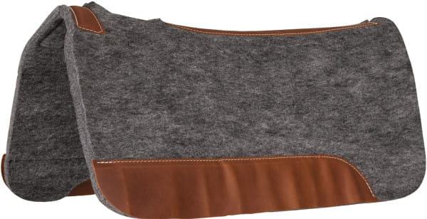 Mustang Grey Felt Contoured Pad 1 Inch