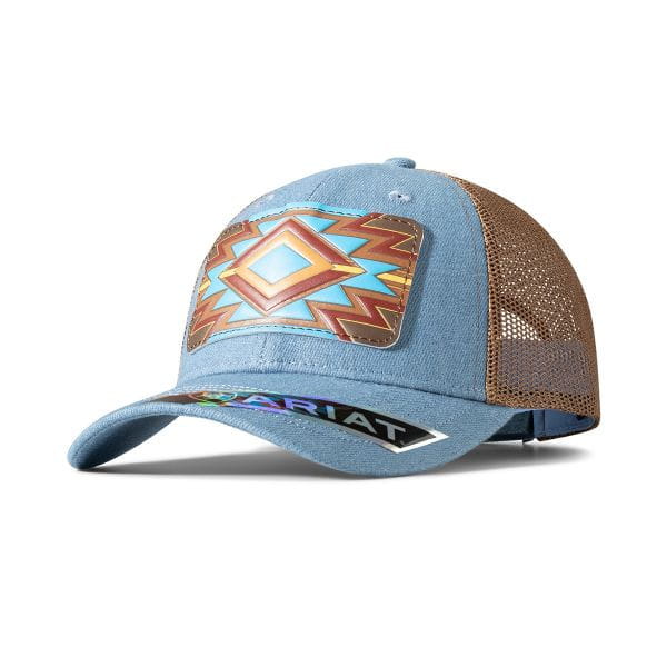 Ariat Womens Cap Aztec Patch Denim