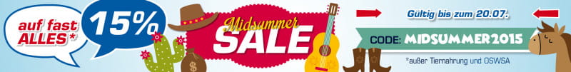 Midsummer Sale – Fast Alles reduziert bei Profi-Tack