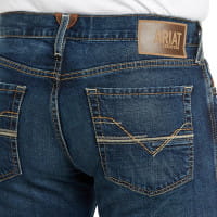 Ariat Mens M8  Straight Rial Jeans Denali