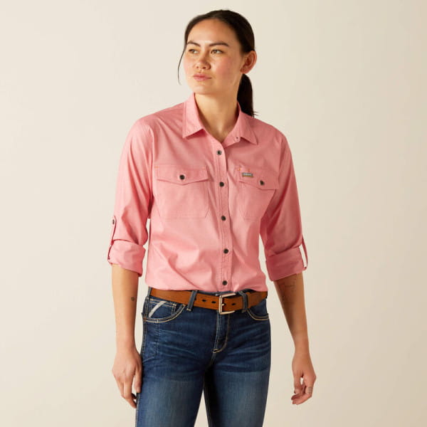 Ariat Womens Rebar Made Tough VentTEK DuraStretch Work Shirt