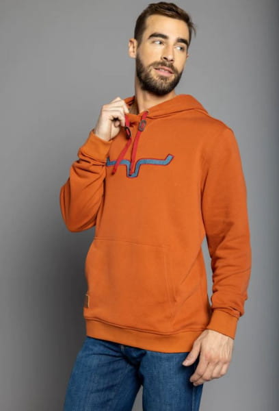 Kimes Ranch Mens Ttl Hoodie Rust Red