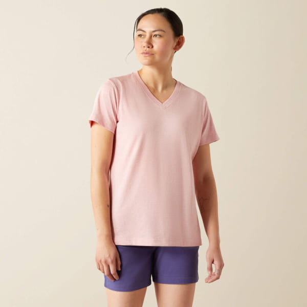 Ariat Womens Rebar Cotton Strong Standard V-Neck T-Shirt